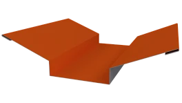 Планка ендовы верхняя 76x76x2000 мм, 2004 оранжевый глянцевый