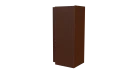 Планка угла наружного сложная Блок-хаус 110x110x2000 мм, Золотистый дуб 3D