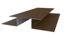 Планка стыковочная сложная Блок-хаус 110x2000 мм, Дуб Сантана 3D