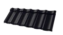 Профиль Феникс 1180/1100x0,45 мм, 9005 черный янтарь глянцевый
