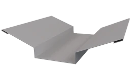 Планка ендовы верхняя 76x76x2000 мм, 7047 телегрей 4 глянцевый