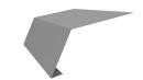 Планка карнизная 100x65x2000 мм, 7047 телегрей 4 глянцевый