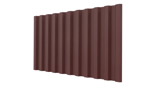 Профнастил С21 1051/1000x0,45 мм, 3009 оксид красный матовый