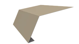 Планка карнизная 100x65x2000 мм, 1015 св. слоновая кость глянцевый