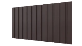 Профнастил С10 1155/1100x0,45 мм, 8017 шоколадно-коричневый матовый