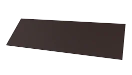 Планка завершающая 65x2000 мм, 8017 шоколадно-коричневый матовый