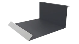 Планка примыкания нижняя 100x200x2000 мм, 7024 графитовый серый матовый