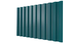 Профнастил С21 1051/1000x0,45 мм, 5021 водная синь глянцевый