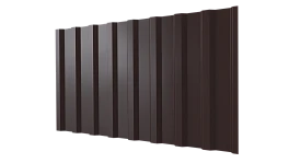 Профнастил С20B 1150/1100x0,4 мм, 8017 шоколадно-коричневый глянцевый