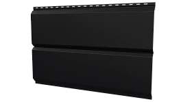 Л-брус 264/240x0,5 мм, 9005 черный янтарь матовый