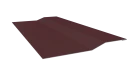 Планка крепёжная фальц 50x17x29 мм, 0,45 3005 винно-красный