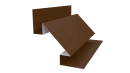 Планка угла внутреннего сложная Блок-хаус 110x2000 мм, Дуб Локарно 3D
