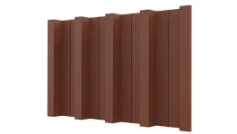 Профнастил Н60 902/845x0,5 мм, 8004 медно-коричневый матовый