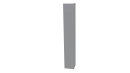 Планка угла наружного 50x50x2000 мм, 7004 сигнальный серый глянцевый