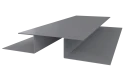 Планка стыковочная сложная Блок-хаус 110x2000 мм, 7040 серое окно глянцевый