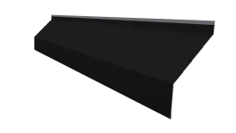 Ламель Юкка 110x0,45 мм, 9005 чёрный янтарь матовый