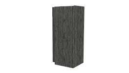 Планка угла наружного сложная Блок-хаус 110x110x2000 мм, Дуб Винтаж 3D