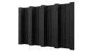 Профнастил Н60 902/845x0,5 мм, 9005 черный янтарь матовый