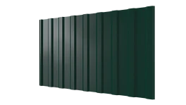 Профнастил С20R 1150/1100x0,7 мм, 6005 зеленый мох глянцевый