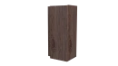 Планка угла наружного сложная Блок-хаус 110x110x2000 мм, Морёный дуб 3D