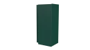 Планка угла наружного сложная Блок-хаус 110x110x2000 мм, 6005 зеленый мох матовый