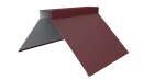 Конёк фигурный 150x150x2000 мм, 3005 винно-красный матовый