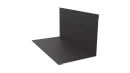 Угол внутренний 100x100x2000 мм, 8019 серо-коричневый матовый