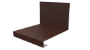 Планка примыкания нижняя к трубе фальц 140x200 мм, Antique wood