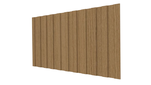 Профнастил С8 1200/1150x0,45 мм, Орех 3D