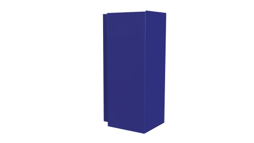 Планка угла наружного сложная Блок-хаус 110x110x2000 мм, 5002 ультрамариново-синий глянцевый