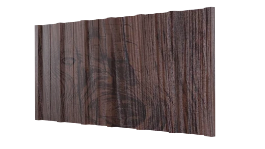 Профнастил НС16 1150/1100x0,45 мм, Морёный дуб 3D