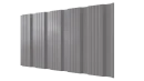 Профнастил К20 1195/1130x0,4 мм эконом, 9006 бело-алюминиевый глянцевый