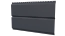 Л-брус 264/240x0,5 мм, 7024 графитовый серый стальной бархат