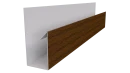 Планка П-образная Блок-хаус 30x30x2000 мм, Дуб Локарно 3D
