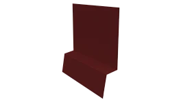 Планка стартовая фальц 135x30x55 мм, 3011 коричнево-красный глянцевый