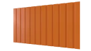 Профнастил С10 1155/1100x0,4 мм эконом, 2011 насыщенный оранжевый глянцевый