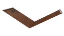 Планка ендовы нижняя 298x298x2000 мм, Картэн