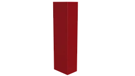 Стойка 40x60x40 мм, 3020 транспортный красный глянцевый