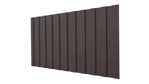 Профнастил С8 1200/1150x0,45 мм, 8017 шоколадно-коричневый матовый