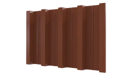 Профнастил Н60 902/845x0,45 мм, 8004 медно-коричневый глянцевый