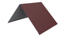 Конёк простой 190x190x2000 мм, 3005 винно-красный матовый