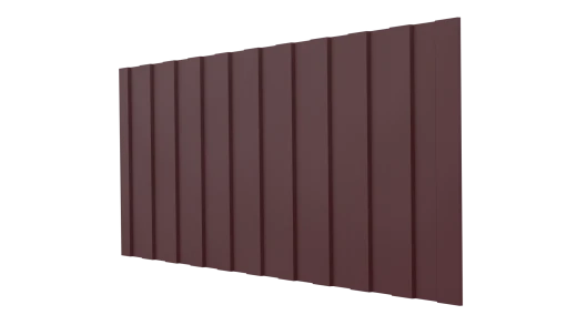 Профнастил С8 1200/1150x0,45 мм, 3005 винно-красный матовый