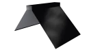 Конёк фигурный 190x190x2000 мм, 9005 черный янтарь глянцевый