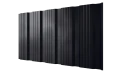 Профнастил К20 1195/1130x0,5 мм, 9005 черный янтарь глянцевый