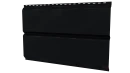 Л-брус 264/240x0,4 мм, 9005 черный янтарь глянцевый