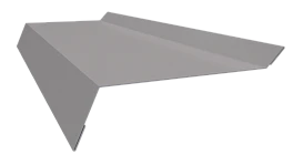 Планка примыкания в штробу 20x60x10 мм, 7047 телегрей 4 глянцевый