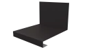Планка примыкания нижняя к трубе фальц 140x200 мм, 8019 серо-коричневый матовый