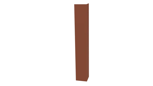 Планка угла наружного 30x30x2000 мм, 8004 медно-коричневый глянцевый
